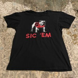 UGA Black Tee Shirt